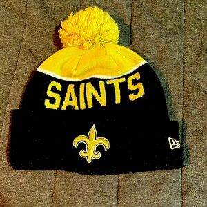 NFL New Era New Orlean Saints Pom-Pom Beanie